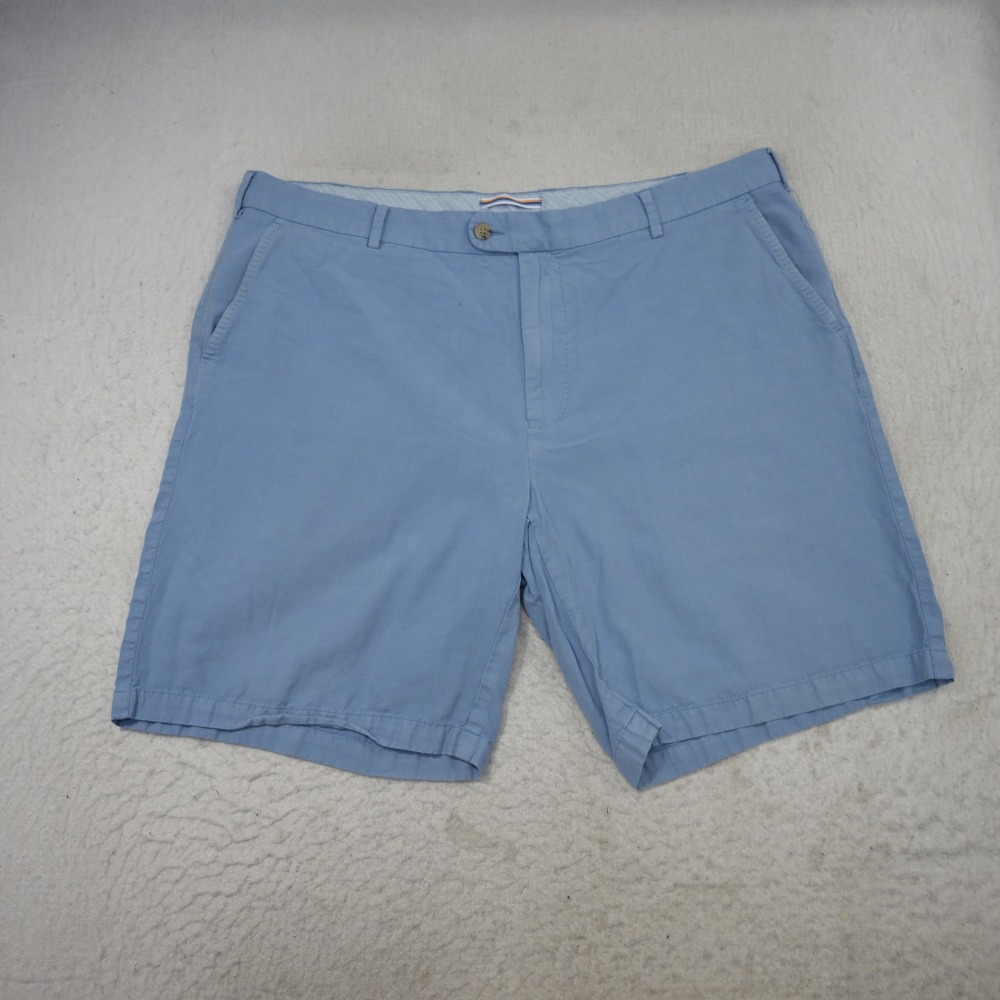 Peter Millar Seaside Collection Shorts Mens 40 Blue Linen Cotton Silk Blend